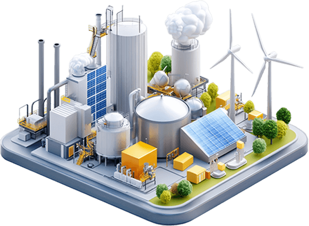 milesight2023 Energy plant 3D display translucent tempered glas d milesight2023 Energy plant 3D display translucent tempered glas d